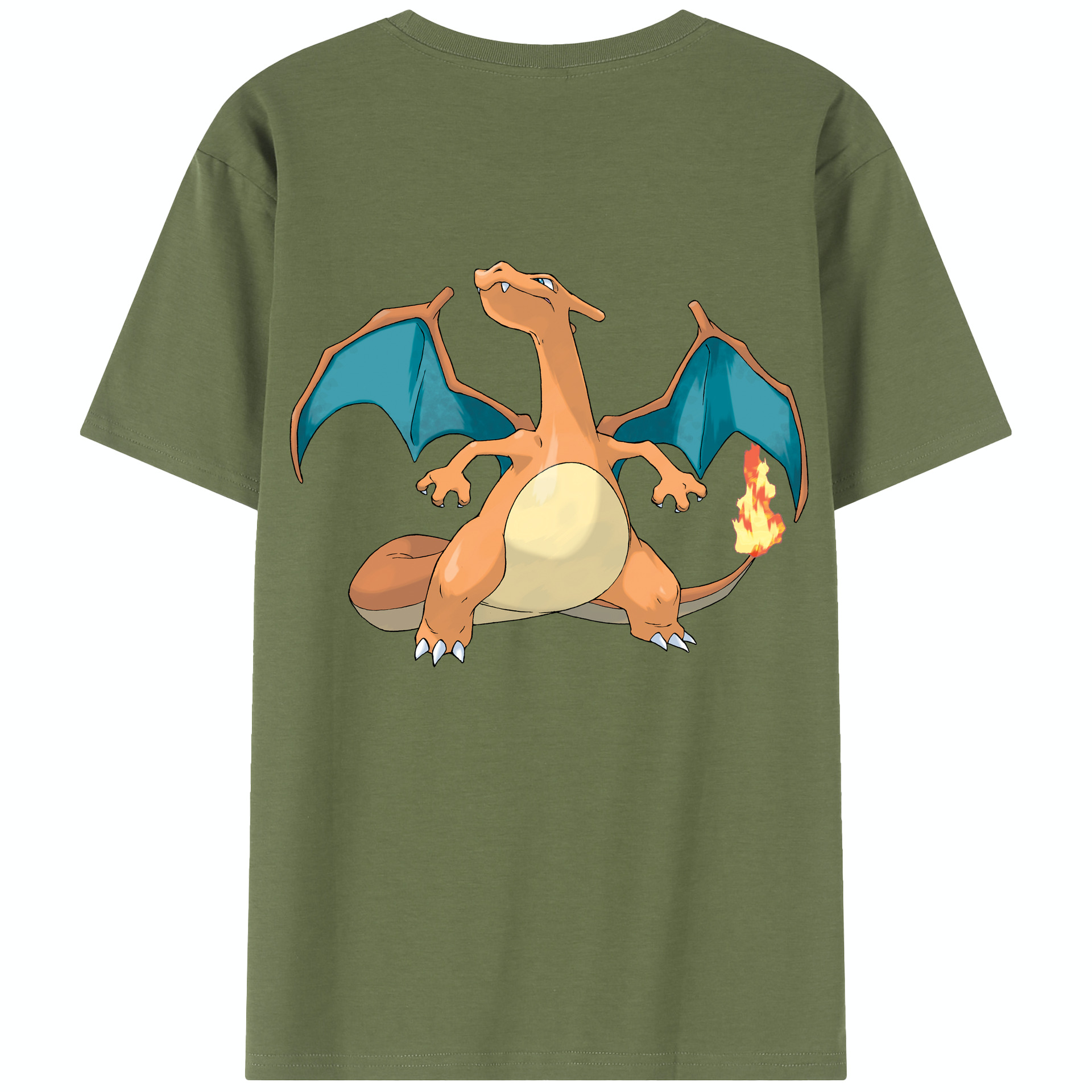 （画像用） ポケットモンスター Pokémon 綿100％半袖Tシャツ（背面プリント）